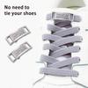 1Pair Diamond Lock Shoelaces Without ties Elastic Laces Sneakers No Tie Shoe laces Kids Adult 0.8cm Flat Shoelace for Shoes