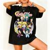 Sailor Moon Retro 90s Anime Graphic T Shirt 2026 Summer Unisex Women Tee Streetwear Casual Trend Short Sleeve Couple Hip Hop Top