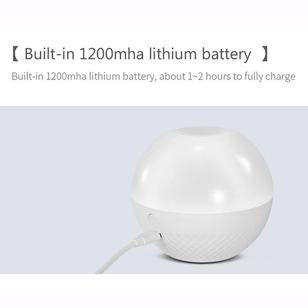 Smart Night Light  Lumens Stepless Dimming Table Lamp With Remotely Control  Magnetic Rechargeable Ambient Light For Sleeping