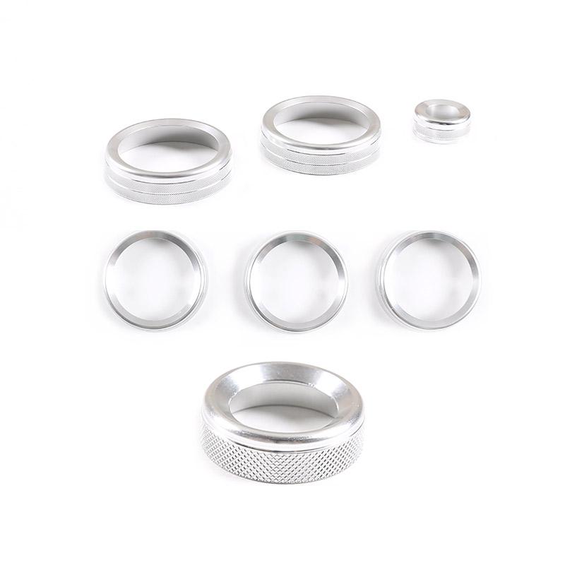 For Land Rover Defender 110 2020-2024 Aluminum Car Air Conditioning Knob Reversing Mirror Adjustment knob Cover Car Accessories