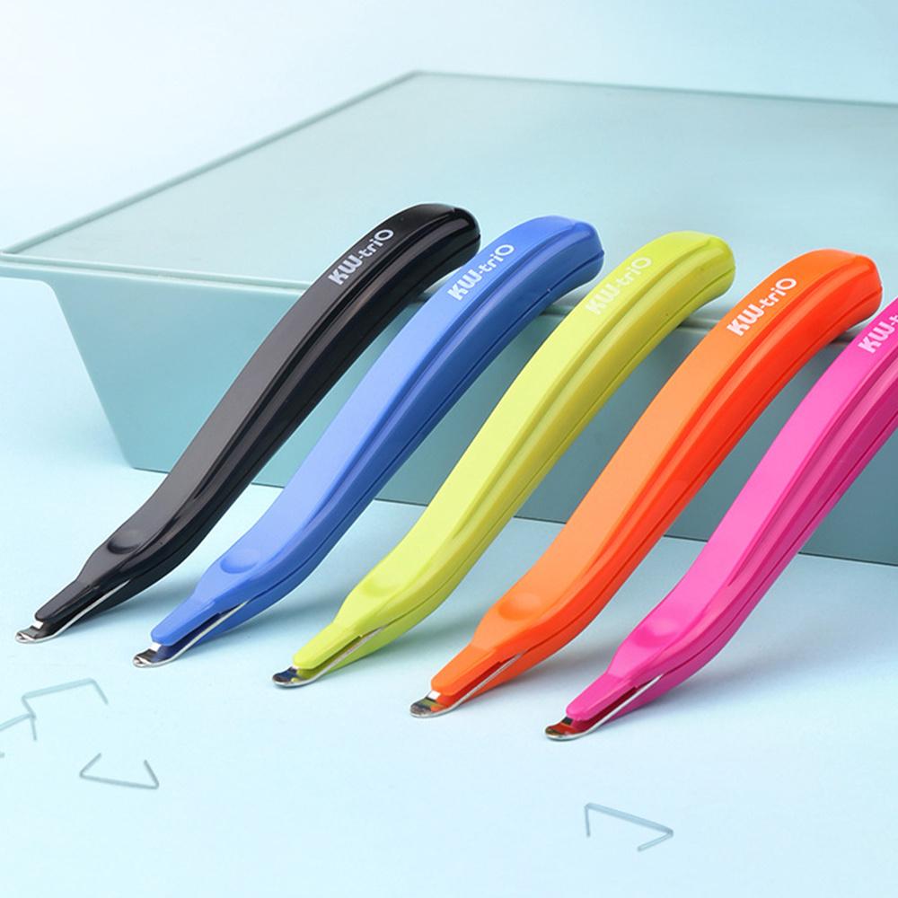 

Эргономичный силиконовый степлер-антистеплер в стиле перьевой ручки - Мягкий захват, Прочный офисный и школьный инструмент, Случайный цвет (Черный/Синий/Желтый/Розовый/Оранжевый) 2pcs оранжевый