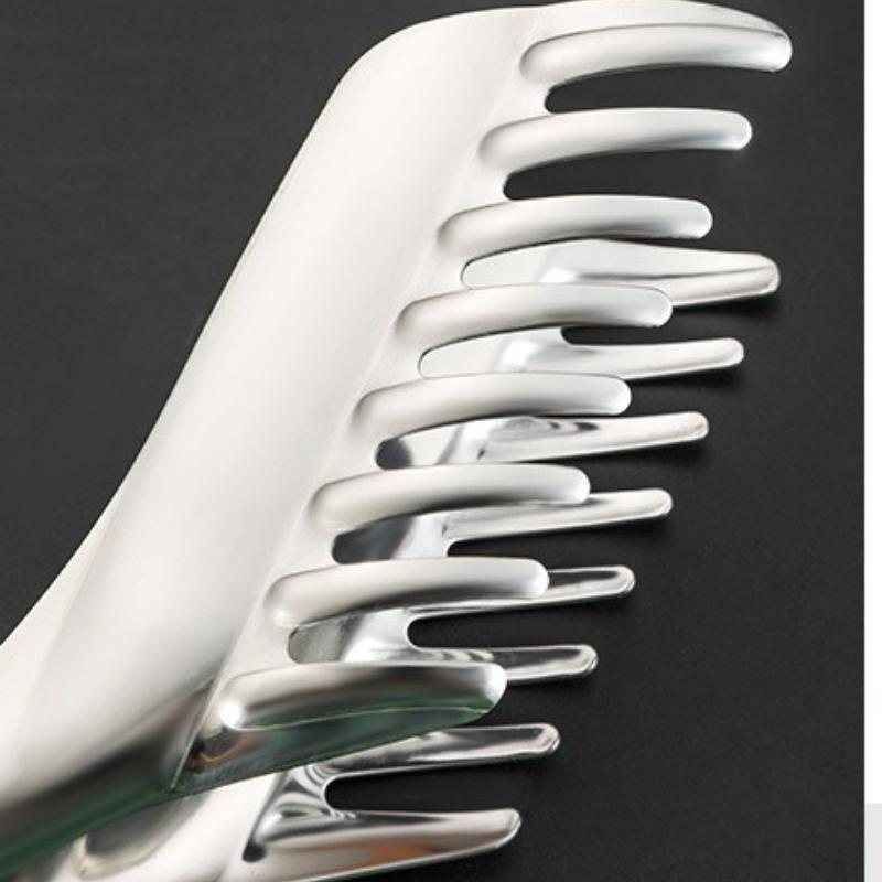 Kitchen Food Tongs Stainless Steel Color Comb Type Meal Clip Non Stick Cookware Salad Beef Buffet Clamp Home Accessories
