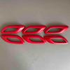 Compatible with Maserati Levante 2016-2021 Car Fender Air Outlet Vent Decoration Cover Sticker Car Accessories Glossy Red