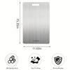 Stainless Steel Chopping Board, Antibacterial Double-Sided Cutting Board for Kitchen, Household Kitchen Gadget