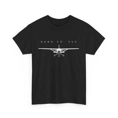 Born To Fly Aviator Shirt, Airplane Flight Lovers Aviator Pilot Men T-Shirt