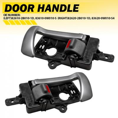 Front LH&RH Rear Interior Door Handle For 2007-2012 Hyundai Santa Fe 2.7L 3.3L