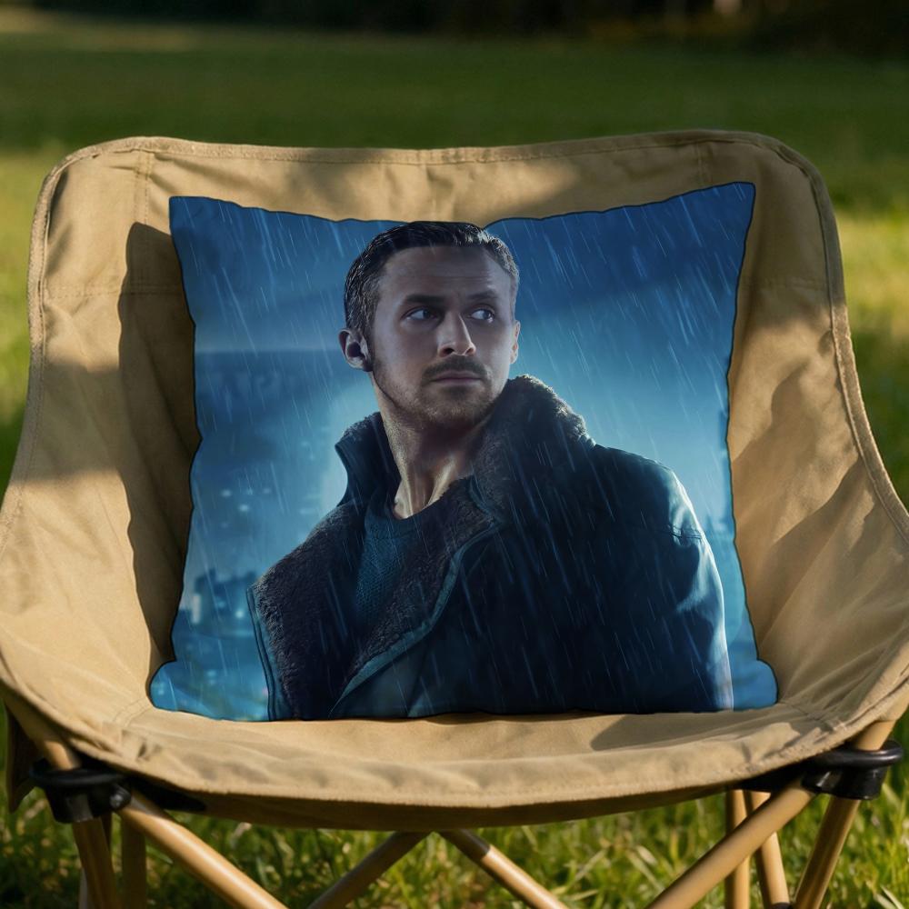

RRyan Gosling Face Cushion Cover Soft Reversible Durable Pillow Cover MultiScene Use for Home Car Daily Comfort 30X30cm