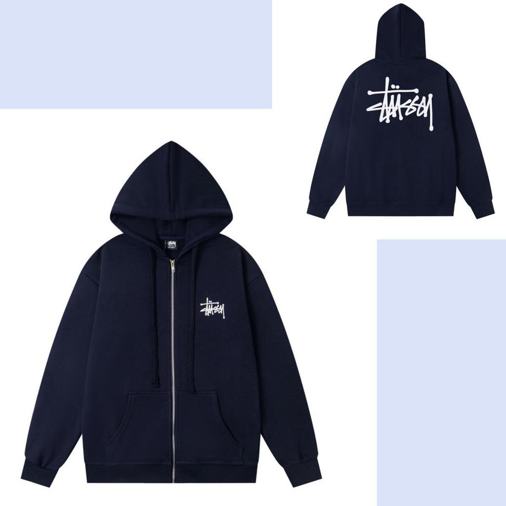 Sudadera con Aplicación Trasera SS23: Nuevo Gorro con Cremallera Retro de Alta Calle con Logo Bordado