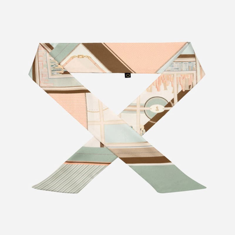 Saint Luxure Lame Khaki Gray