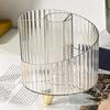 Makeup Brush Holder Case Multi Grids Clear Cosmetic Brushes Storage Box for Pen Lipstick