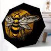 1pc Bee Honeycomb Automatic Open/Close Umbrella, Portable Folding Umbrella for Travel, Themed Events,