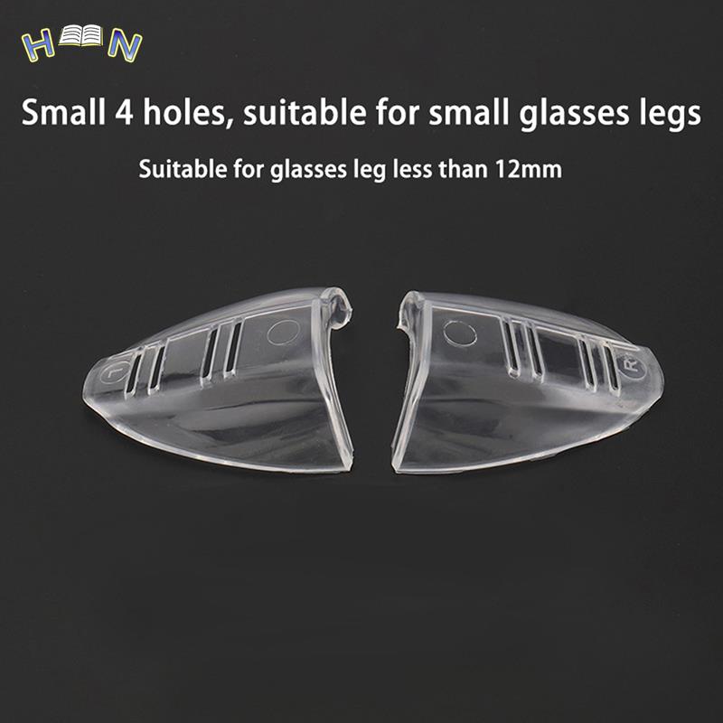 2Pcs Eye Flexible Clear Shields Side Safety Goggles Glasses Universal Anti Fog