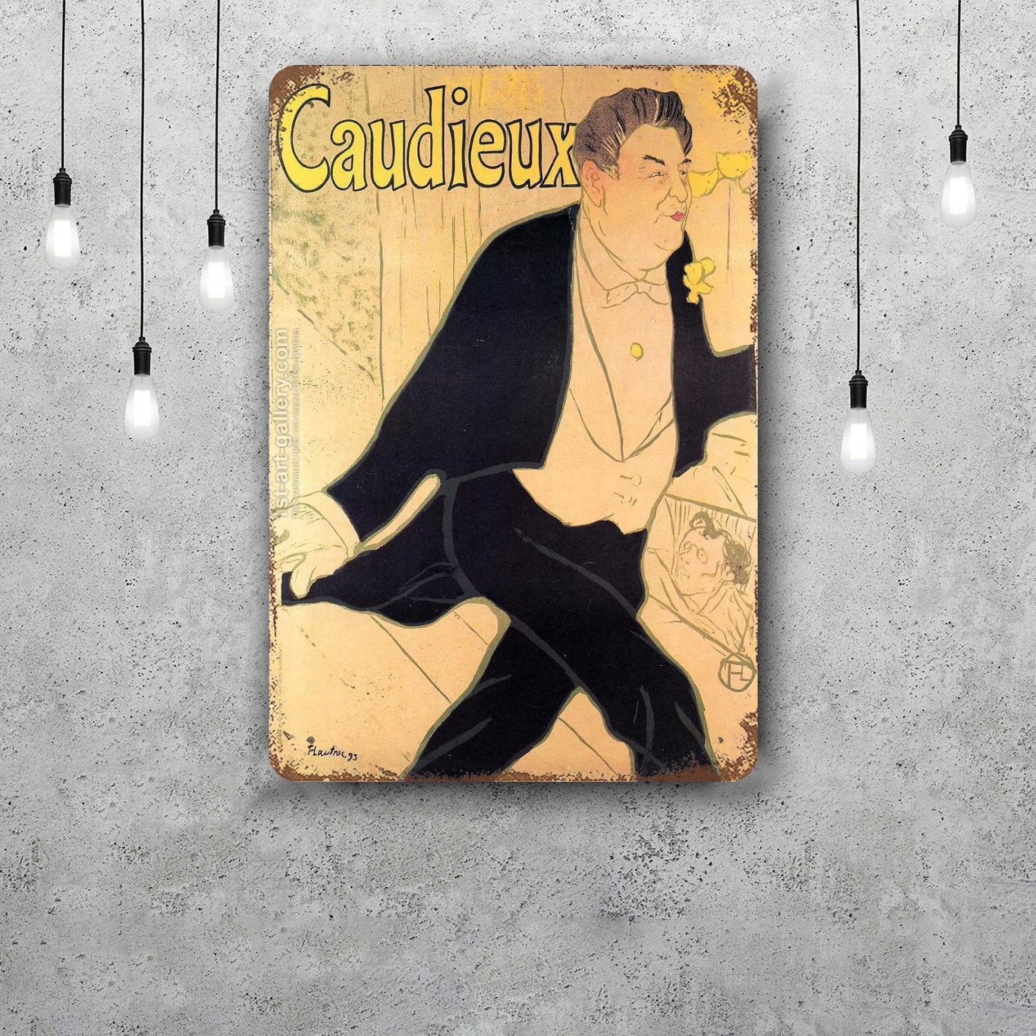 

lautrec painter Decor Poster Vintage Tin Sign Metal Sign Decorative Plaque for Pub Bar Man Cave Club Wall Decoration 20x30cm（7.8x11.8inch）