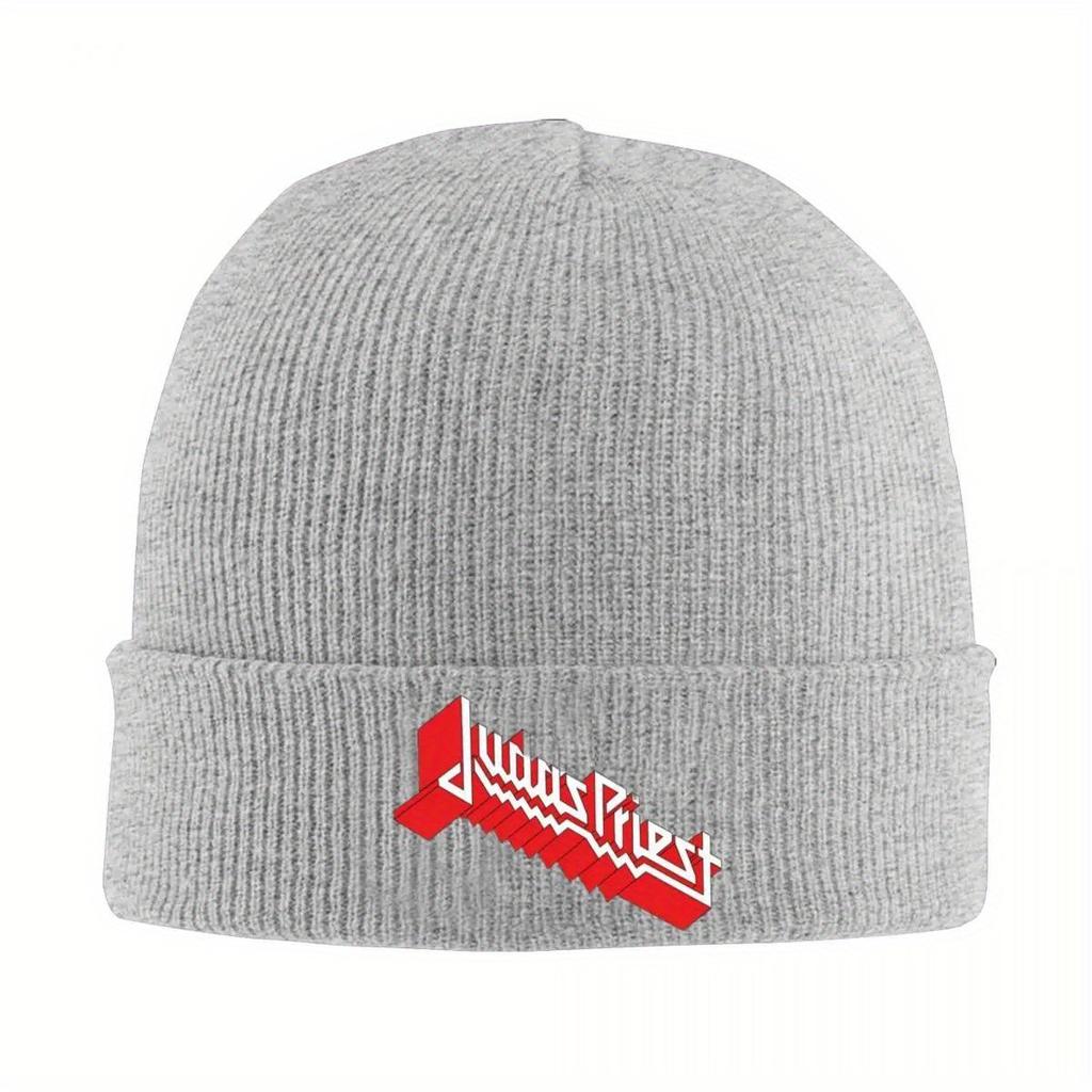 Judas Priest Band Knit Hat Beanies Winter Hat Warm Acrylic Hip-hop Caps for Men Women Gifts