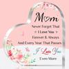 2D Flat Mothers Day Gifts Desktop Decoration Plaque, Flower Design, Home Decor Plaque Hanging Wall Art Decorative Garden Decoration for Room Door Sign