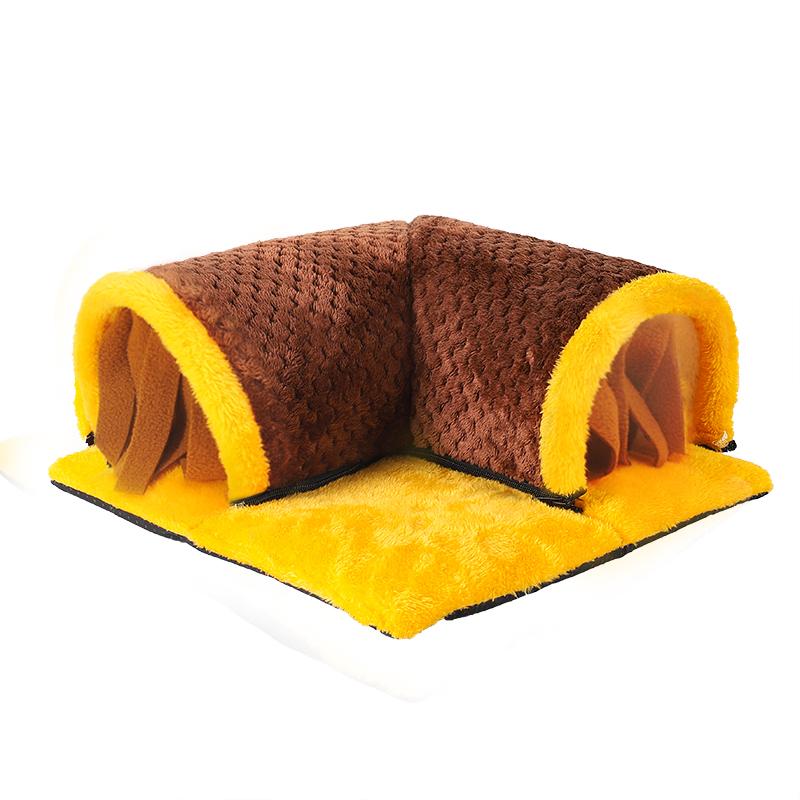 

An irresistible hiding place! Warm Tunnel, sturdy design, easy to clean - favorite of pet parents жёлтый