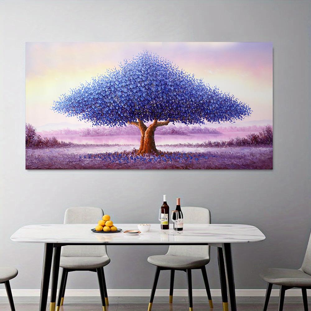 Wealth Tree Decoration Painting Modern Light Luxury Hanging Painting HD Poster Picture Living Room Bedroom Wall Decor