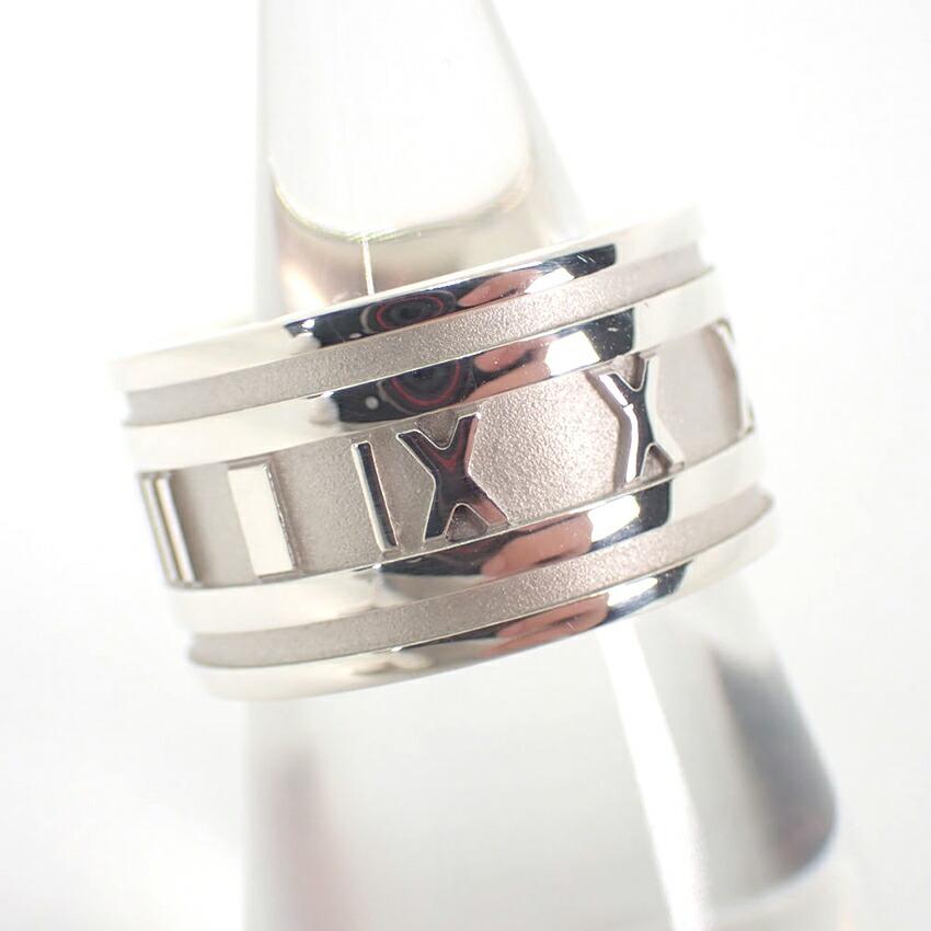 [Used] TIFFANY 925 Atlas Wide Ring / Size 12.5 / j14-1
