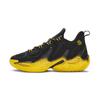 Under Armour Praktyczne Treningowe Wygodne Antypoślizgowe Odprowadzające Wilgoć Wysokie Buty do Koszykówki dla Dzieci Czarne Młodzieżowe 6014870-001