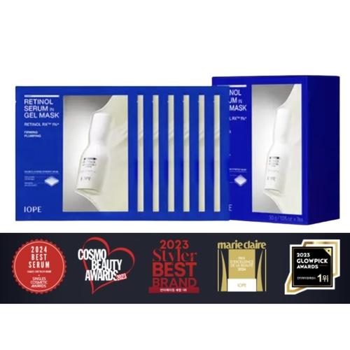 IOPE Retinol Serum In Gel Mask 30g*5ea