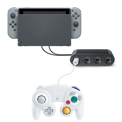 Nintendo Switch Compatible GameCube Controller Connection Tap WiiU Smash Bros Compatible [K&SGAMER]
