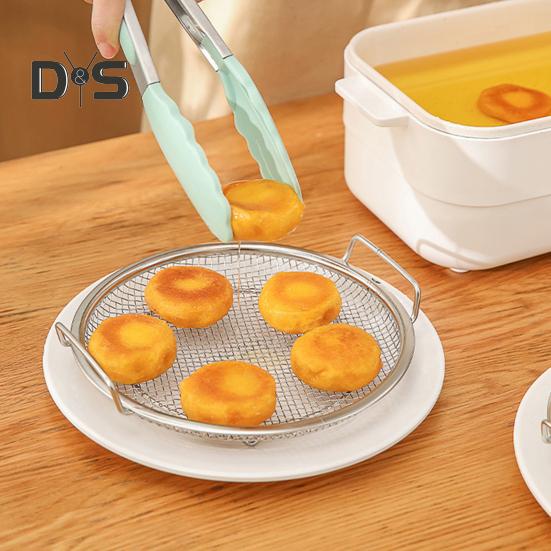 Stainless Steel Food Grade Strainer Rapid Cooling Extended Handle Design Filter Household Supplies