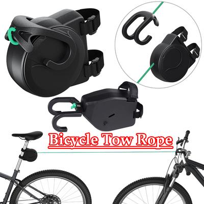 Bicycle Tow Rope Mountain Bike Parent-Child Pull Rope Convenient Trailer Rope Flexible Retractable Bicycle Tractor Outdoor Tools