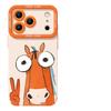 Biema for Apple 17 Horse Year 16promax Cartoon 15 Silicone 14iphone13 Lanyard 12 Mobile Phone Case