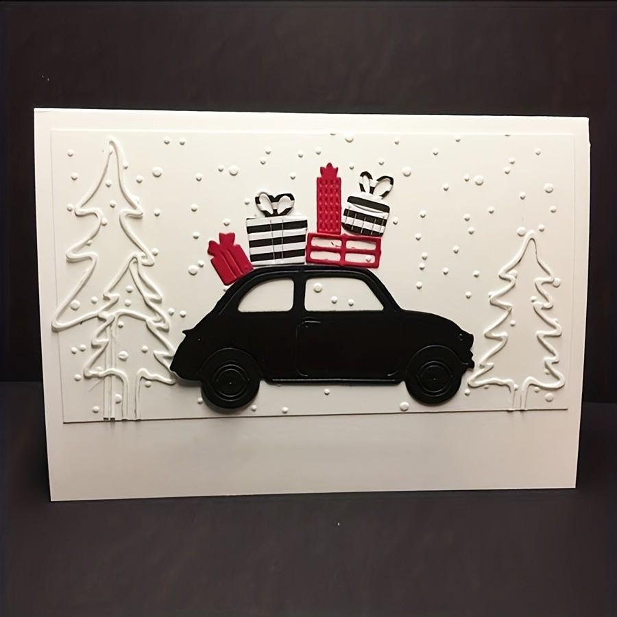 Christmas Car Metal Cutting Dies Stencil for DIY Scrapbooking Photo Album Embossing Paper Cards Crafts Diecuts