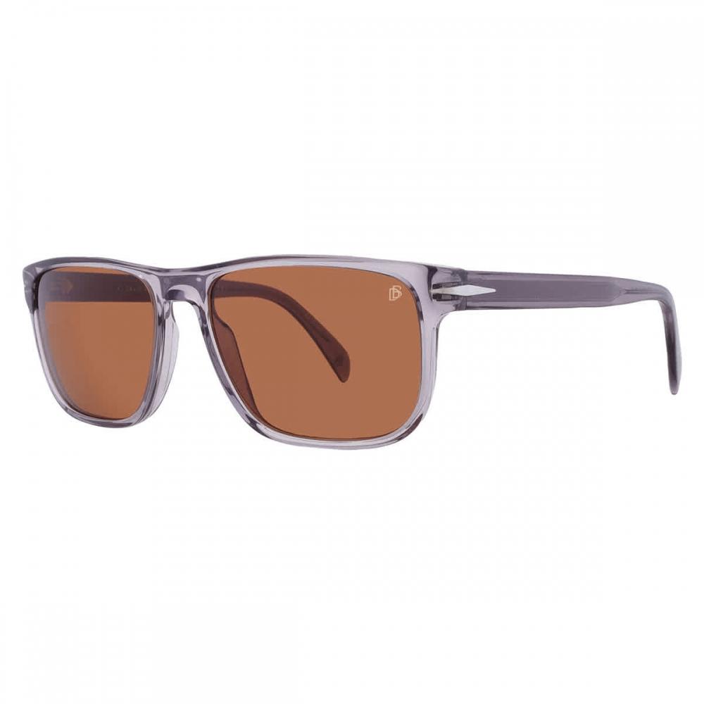 David Beckham Brown Square Men S SunglaSSeS Db 1060 S 0kb7 70 57 Multi