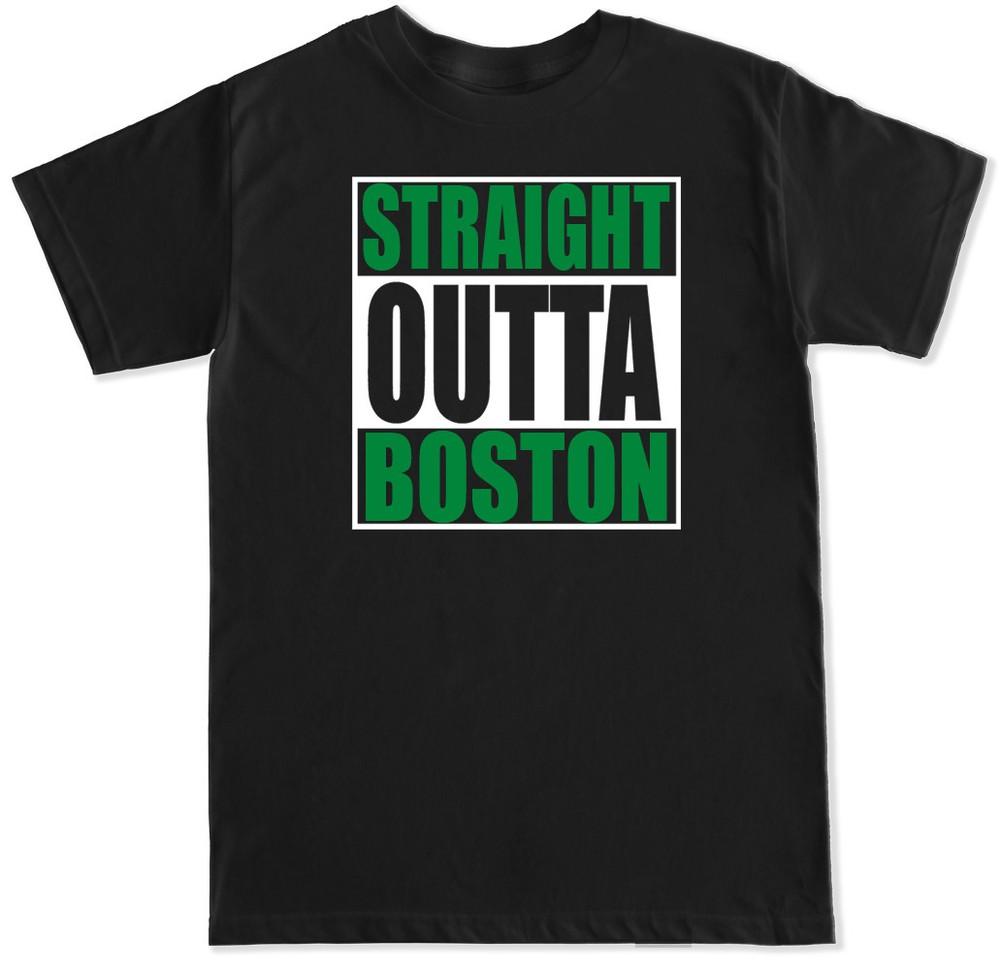 STRAIGHT OUTTA BOSTON CELTICS BASKETBALL GREEN BIRD GARNETT PIERCE MENS T SHIRT Unisex T-Shirt XXL