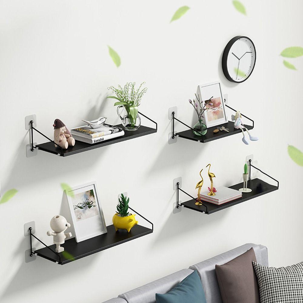Nordic Style Wall Mounted Shelf Decorative Hanging Wall Storage Stand Home Decor