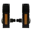 Reflective Sheet Bicycle Pedal Aluminum Zinc Zinc Alloy Folding Pedal Bike  Cycling Accessories