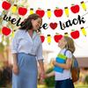 School Classroom Decoration School Bus Pencil Pull Flag Pull Flower Banner
