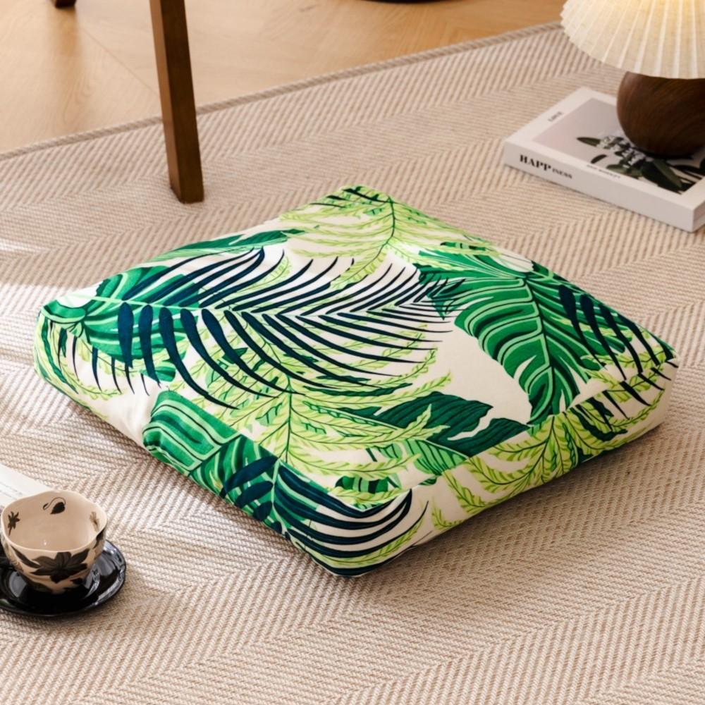 

Living Room Multi-Use Sofa Backrest & Tatami Zafu Floor Meditation Mats Thickened Rattan Chair Cushion Dining Seat Pad 45X45X8CM