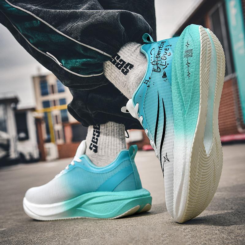 Fashion Outdoor Sneakers For Man Women Hiking Thick Soles Light Weight Breathable Cushion Trainers Jogging Workout Athletic