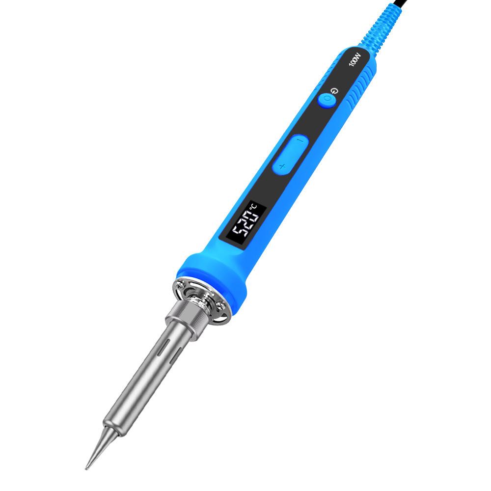 100W Electric Soldering Iron with Digital Temperature Control – Internal Heating & Constant Temperature for Precision Welding and Repair