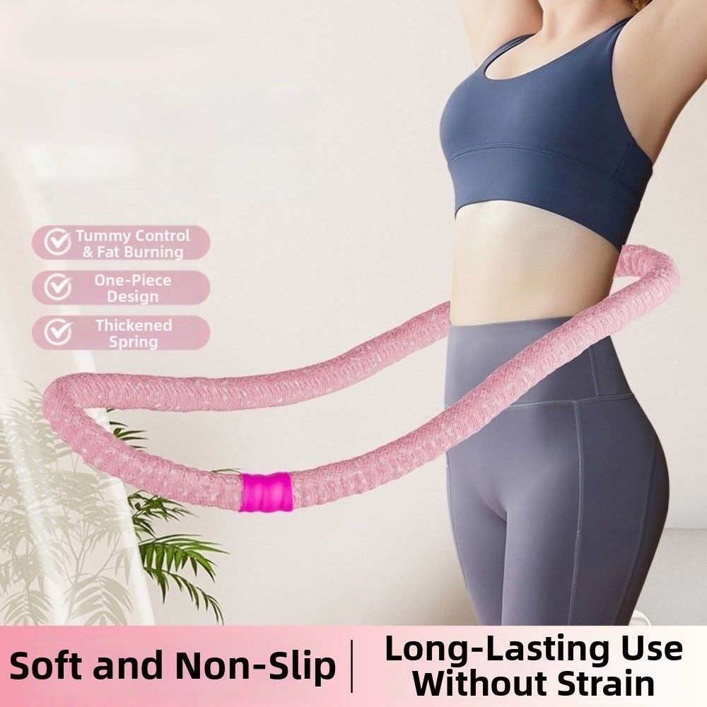 Lågbrusande fjäderrörsyogacirkel mjuk fjäderviktad fitnessring aerob träning