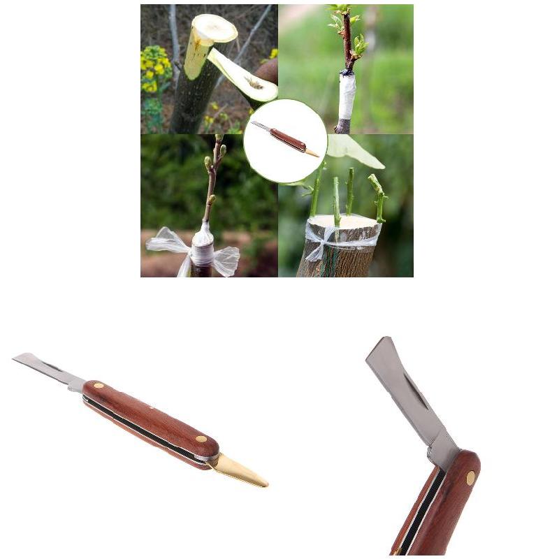 Grafting Cutter Tool Foldable Grafting Pruning Knife Professional Garden Grafting Cutter Stainless Steel Gardening Tools