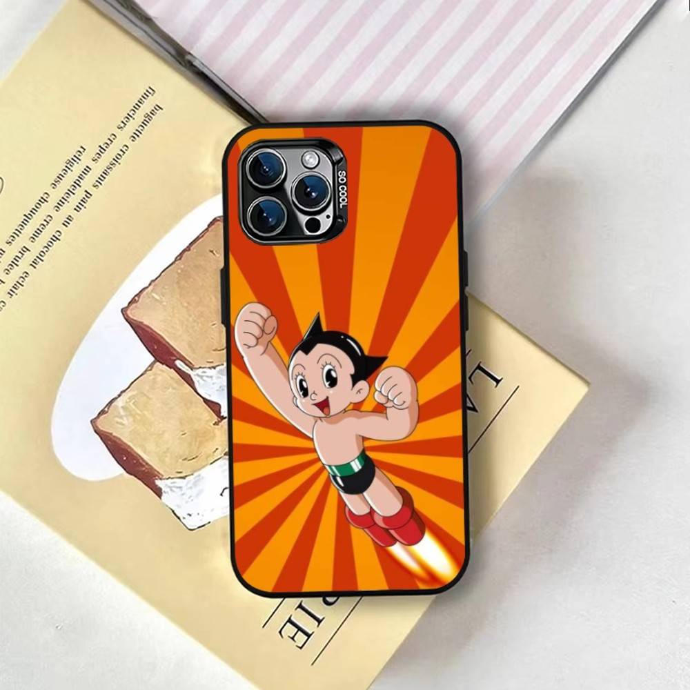 Astro Boy Running Phone Case For iPhone 17,16,15,14,13,12,11 Plus,Pro Max,XS,Colorful Silver Phone case Funda Cover iPhone13
