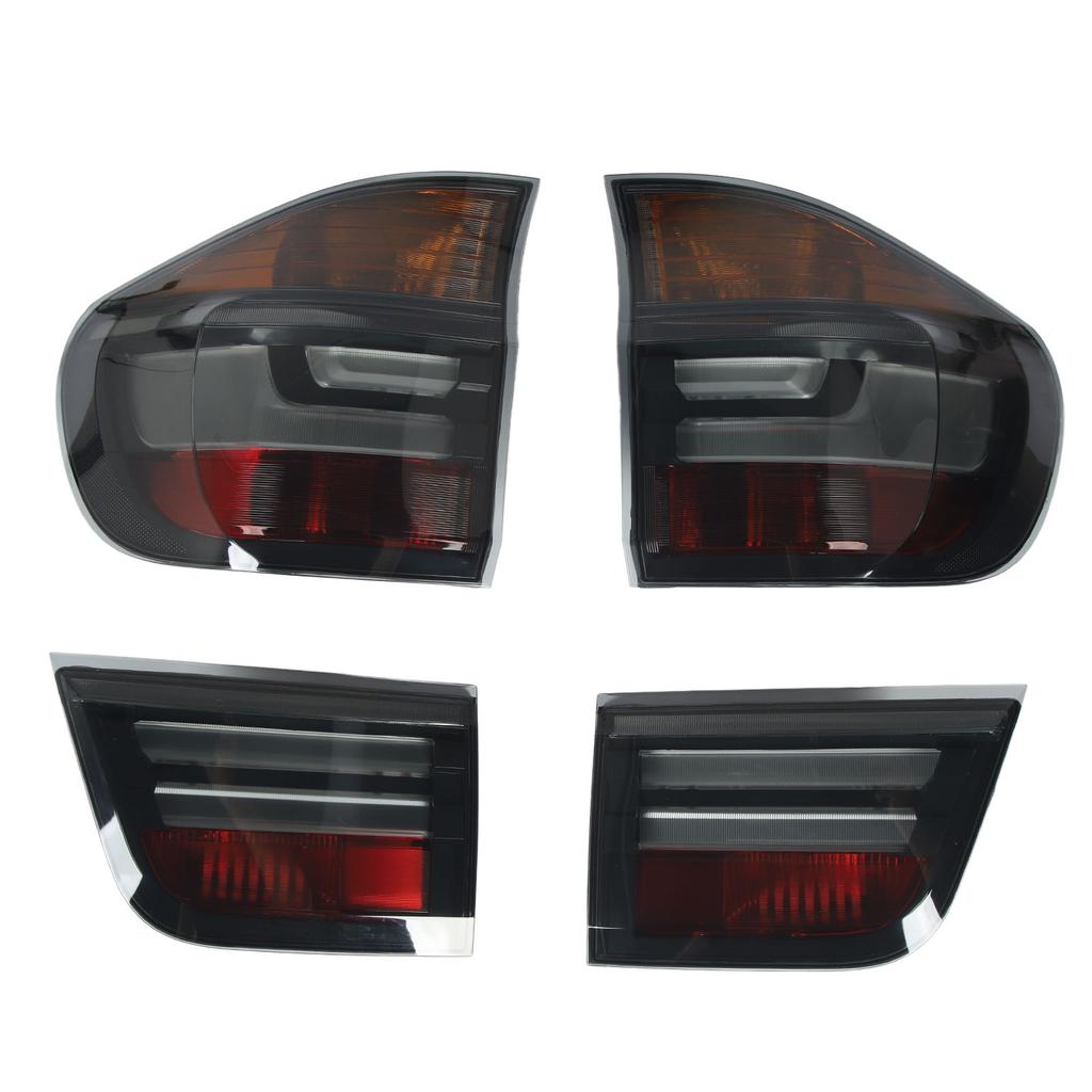 LCI   LED Tail Lights Rear Brake Turn Signal Running Reverse Fog Lamp Fit for X5 E70 X5M 2007 to 2013