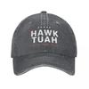 Hawk Tuah Spit On That Thang Meme Unisex Style Baseball Caps Internet Latest Star Distressed Washed Caps Hat Adjustable Headwear