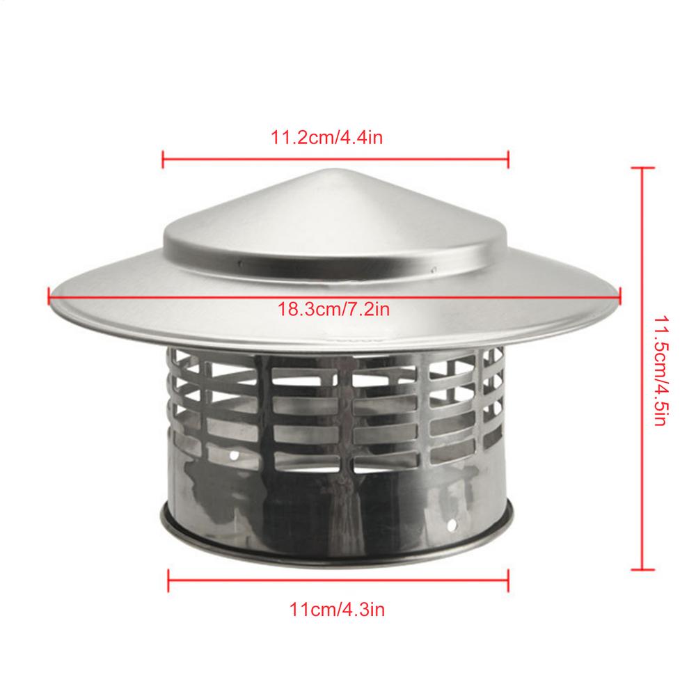 

Fireplace Chimney Caps Fireplace Roof Cover Stainless Stee Home Supplies For Roof Rain And Bird Proof Fits Chimneys Of All Sizes