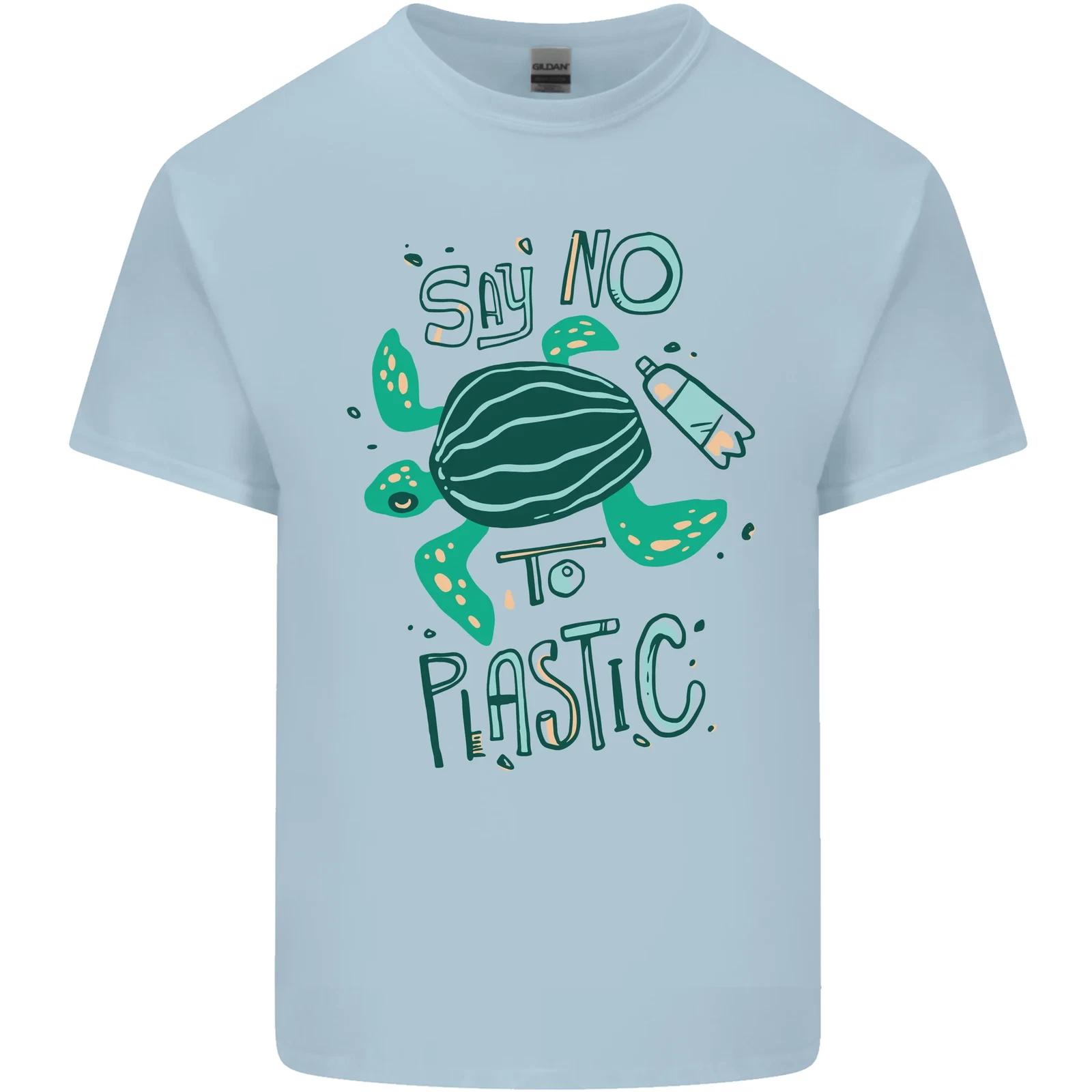 Climate Change Say No To Plastic Kids T-Shirt Childrens XL