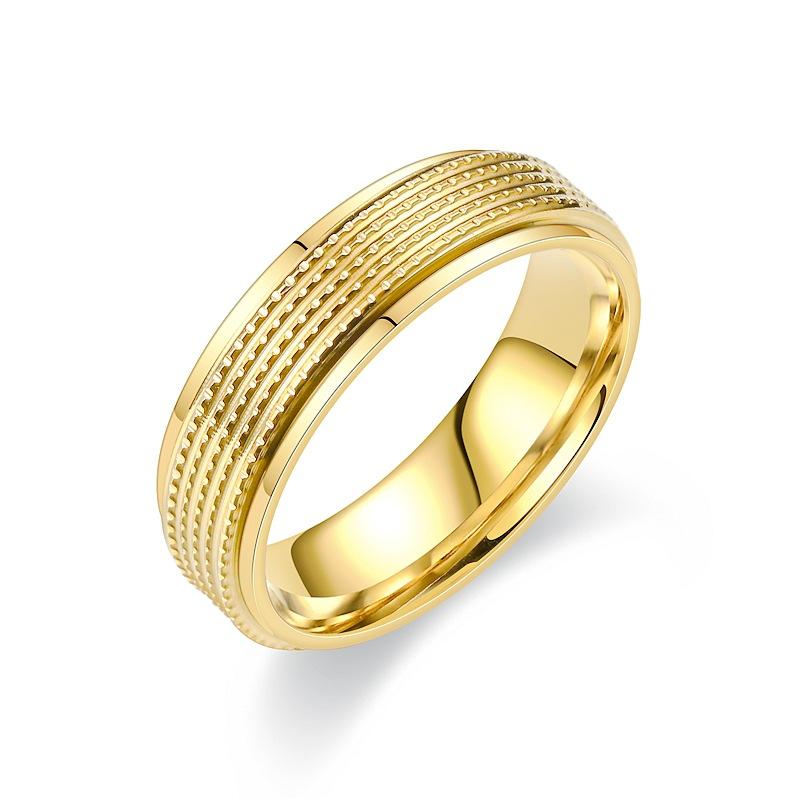 Titanium steel ring for women, simple fashion couple ring, hand jewelry