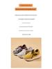 Genuine Leather 8CM Invisible Height Increasing Women's Retro Color Block Thick Sole Sports Shoes - Autumn 2025 Collection