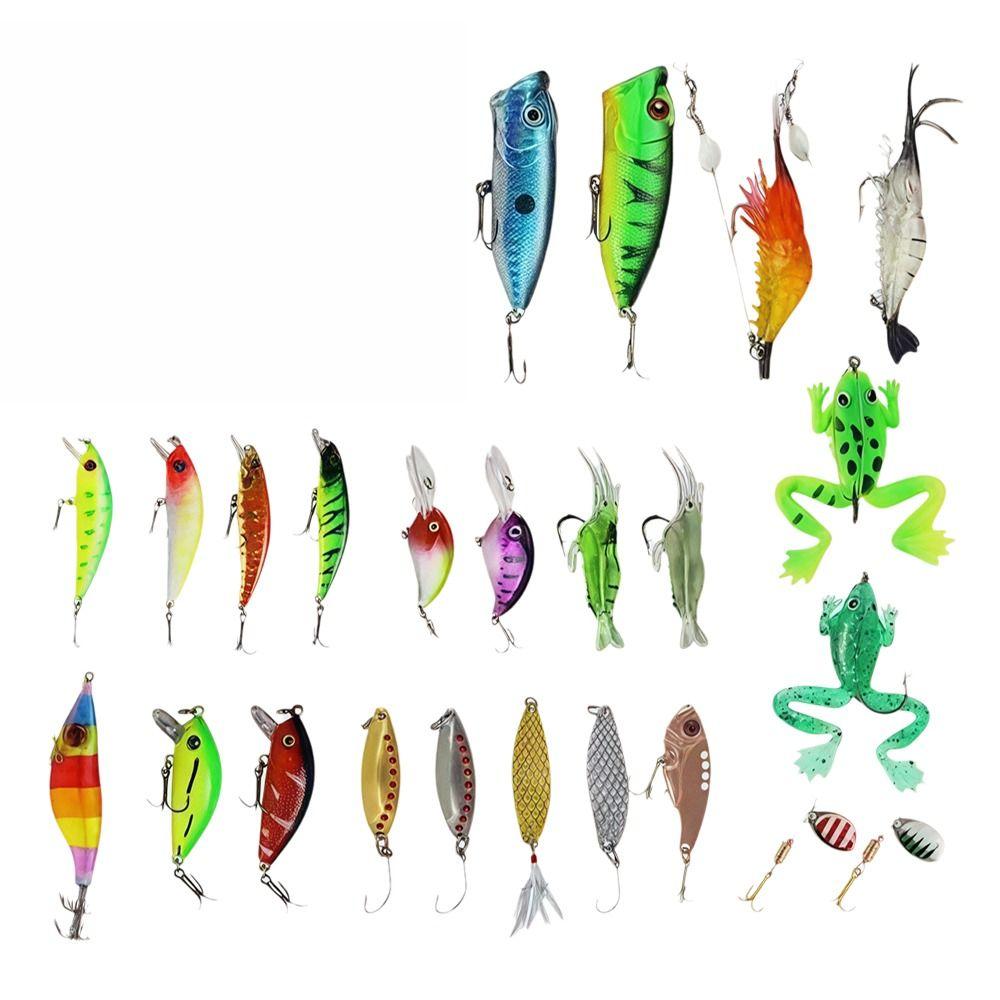 Fish Bait Fishing Advent Calendar Realistic Design Fishing Tackle Artificial Bait Birthday Gift