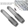 2PCS Engraved Size Marking Hand Tap M18 x 2.5mm / M20 x 2.5mm Straight Flute Tap  Automotive Repair