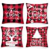 Popular Christmas Pillowcases for Holidays Santa Claus Linen Home Decoration Pillowcases