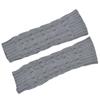Short Cotton Patterned Woolen Exposed Finger Arm Sleeves for Men and Women  Knitted Warm Half Finger Sleeves